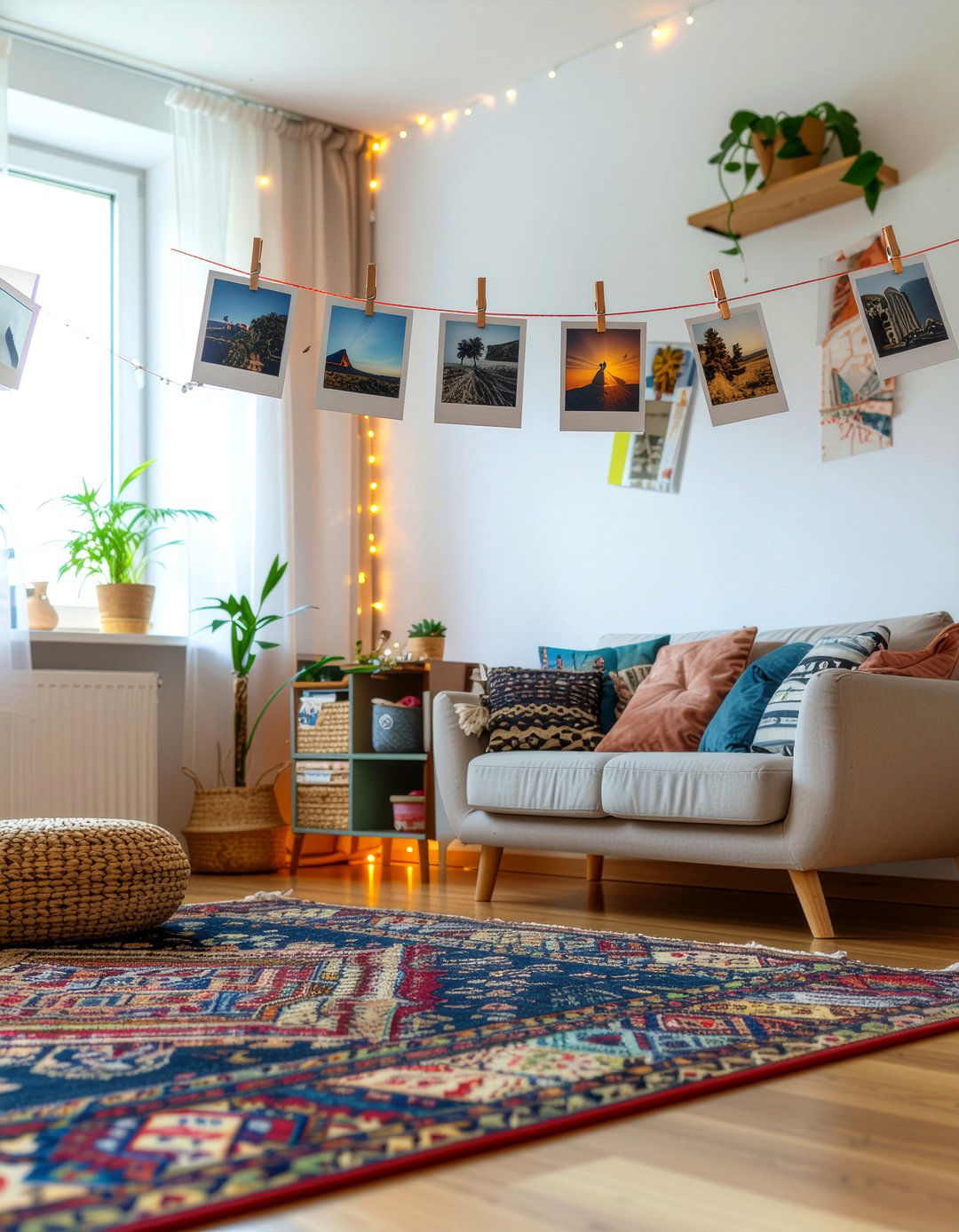 Clip photo display - 30 living room photo displays