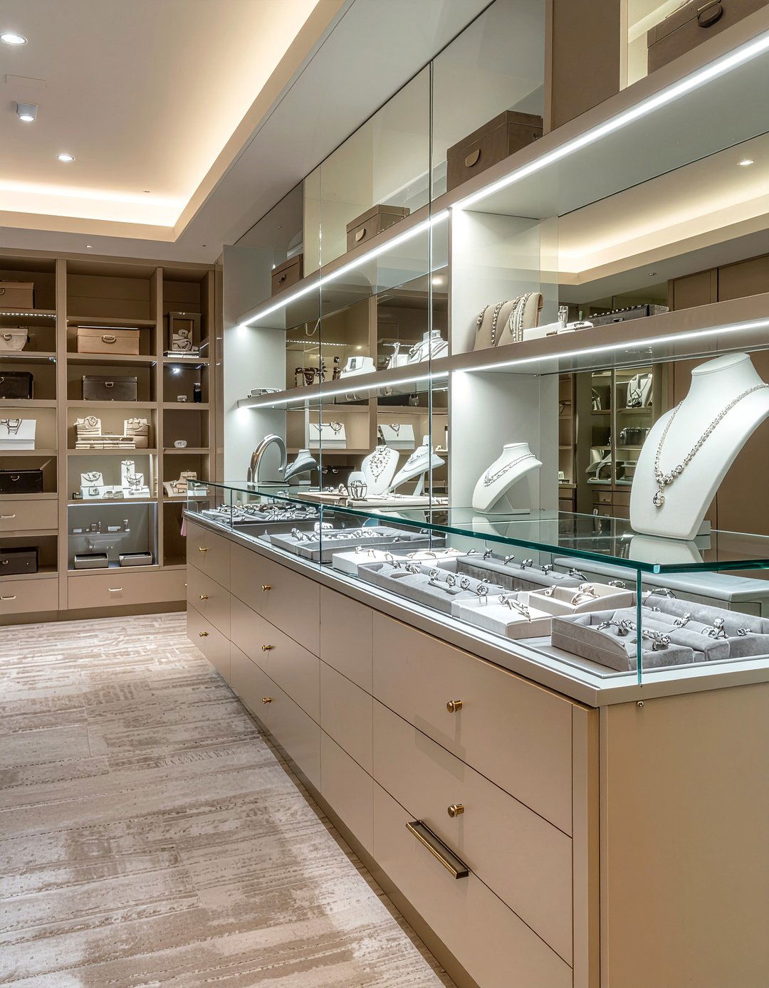 Closet Jewelry Storage - 30 bedroom walk-in closets