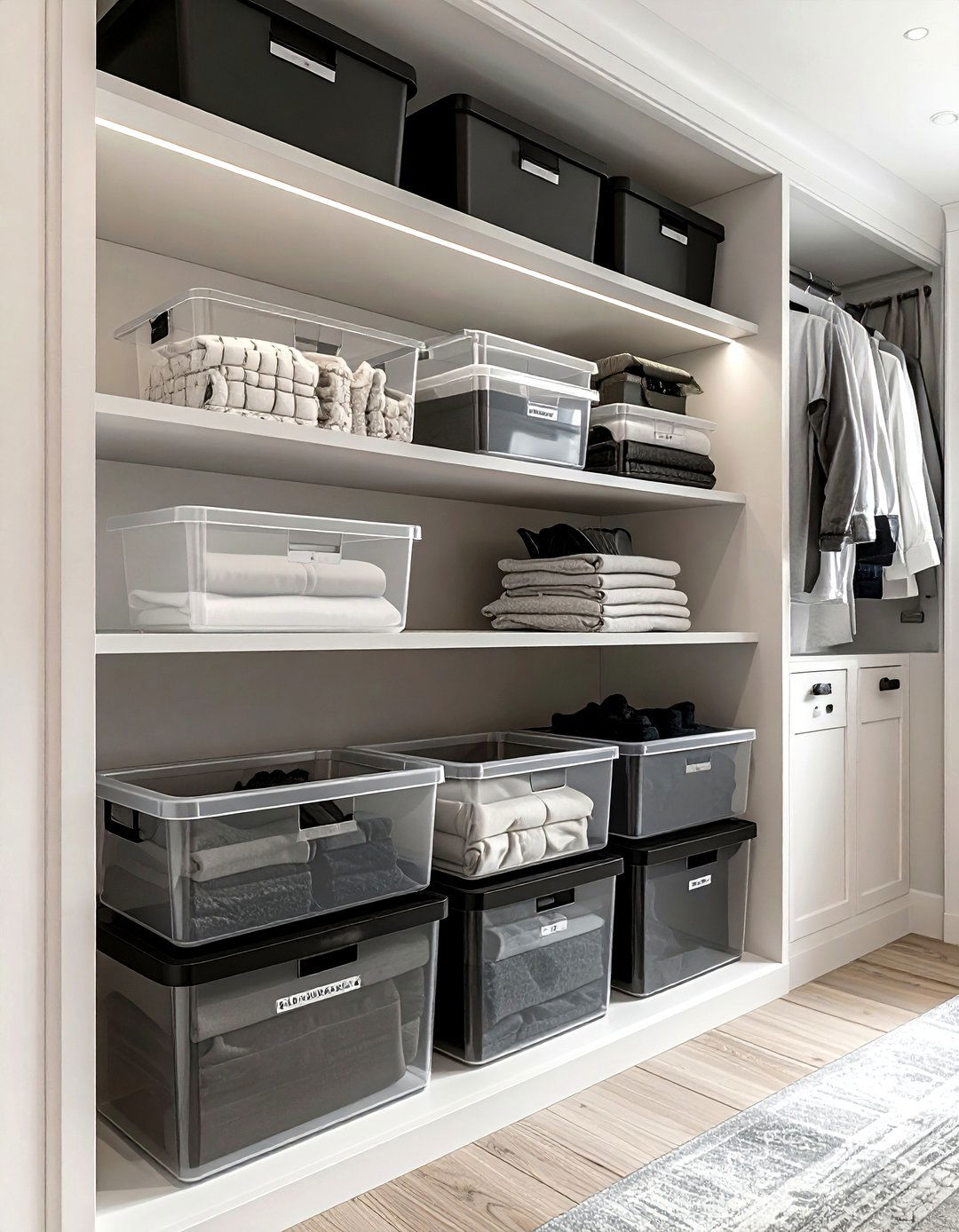 Closet Labeling System Idea - 30 living room closet organization