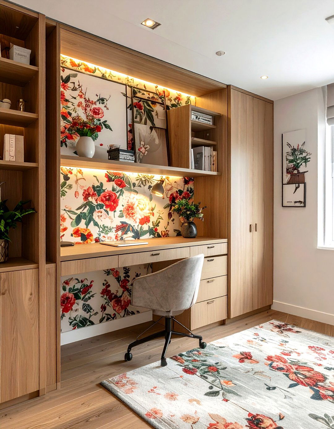 Closet Office Makeover - 30 cozy office ideas