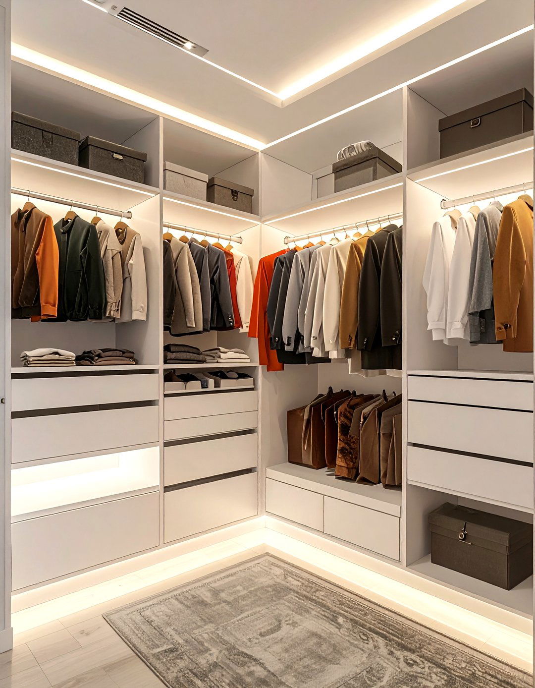 Closet Storage System - 30 home update ideas