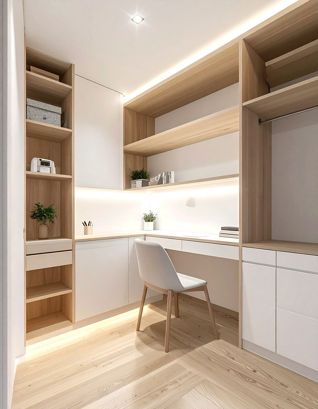 Closet office conversion - 30 home office organization ideas