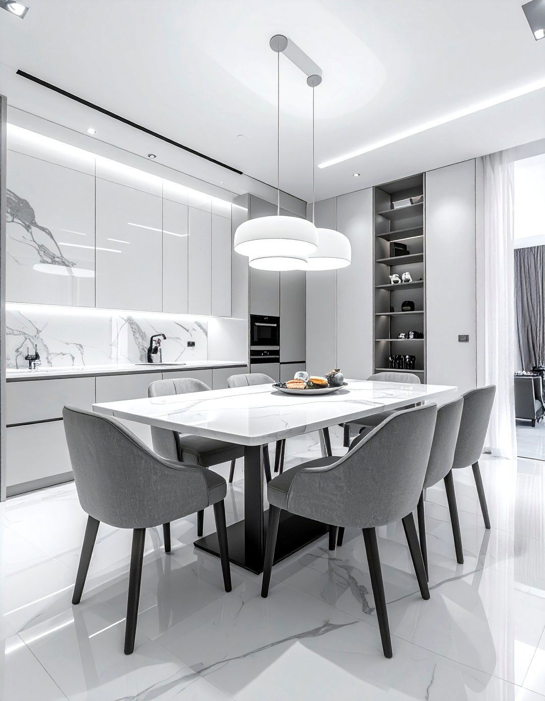 Clutter Free Dining Room - 30 wellness dining room ideas