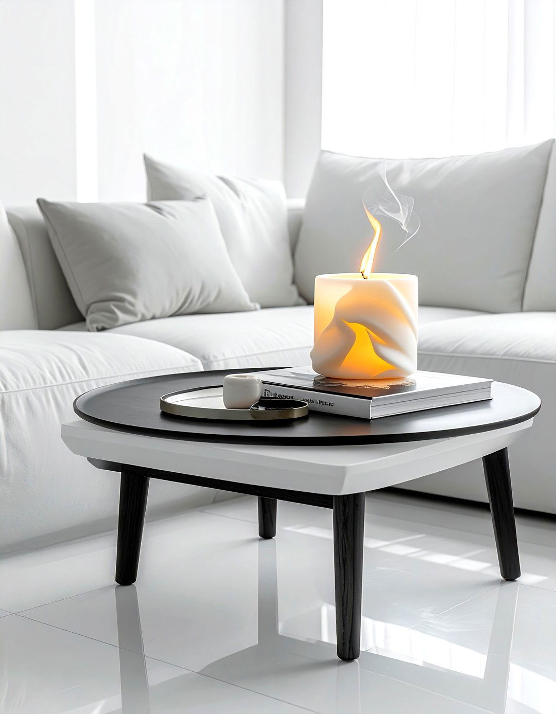 Cluttered coffee table - 30 decorating mistakes