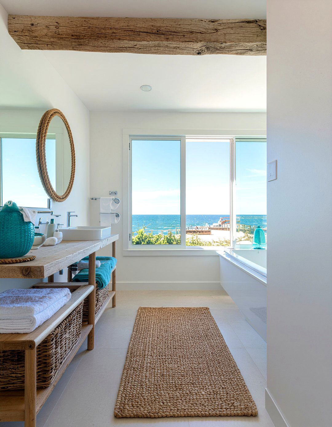 Coastal Aqua Bathroom - 30 aqua bathroom ideas