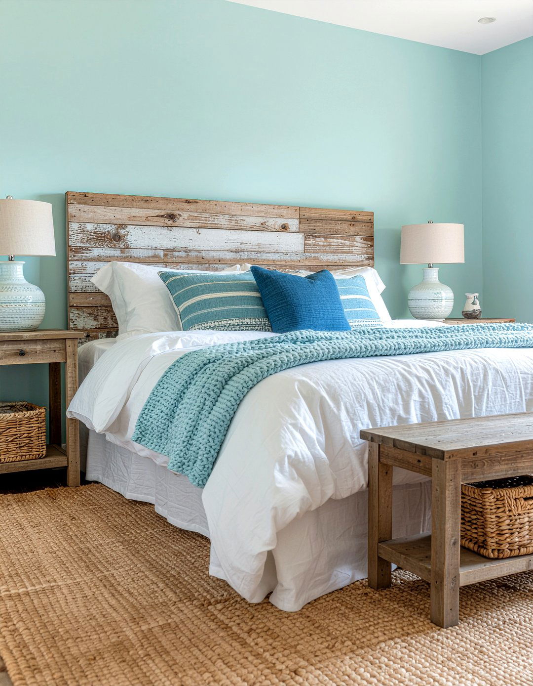 Coastal Aqua Bedroom - 30 aqua bedroom ideas