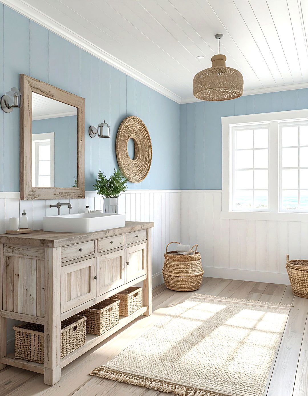 Coastal Bathroom - 30 viral bathroom ideas