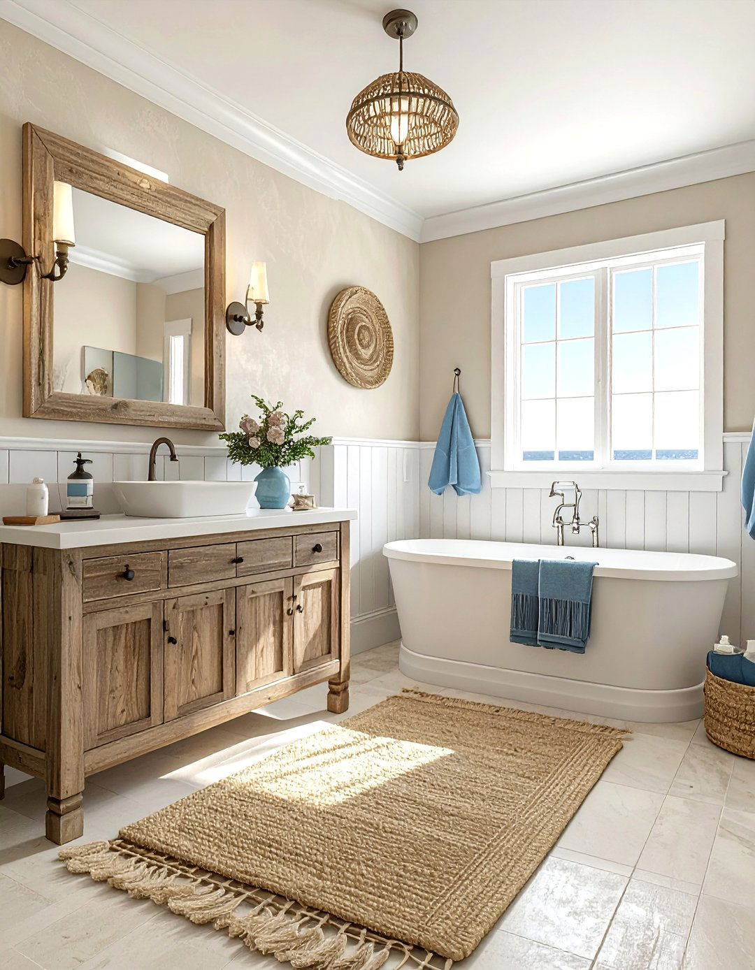 Coastal Bathroom - 30 airy bathroom ideas