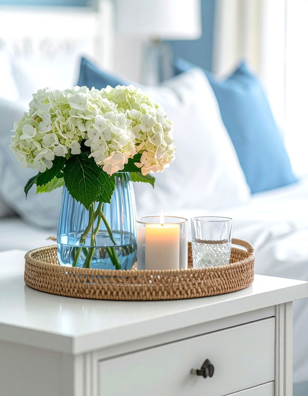 Coastal Bedroom Tray - 30 bedroom finishing touches ideas