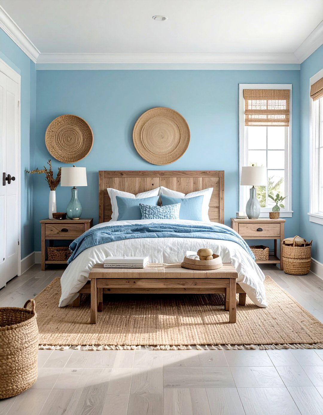 Coastal Blue Bedroom - 30 blue bedroom ideas
