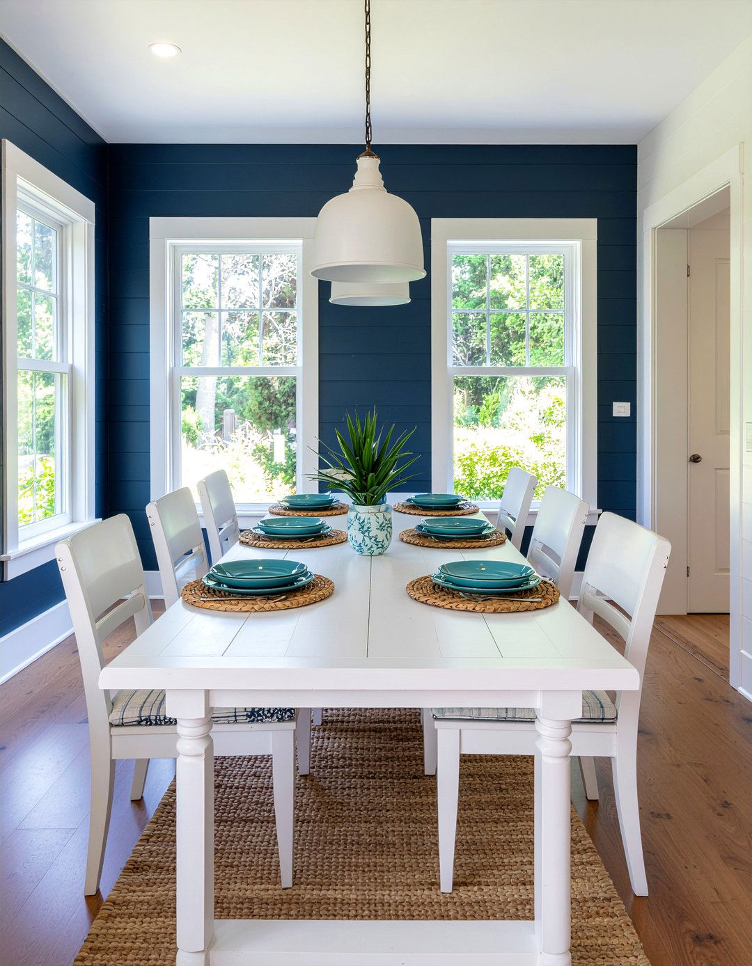 Coastal Blue Color Palette - 30 bungalow dining room ideas