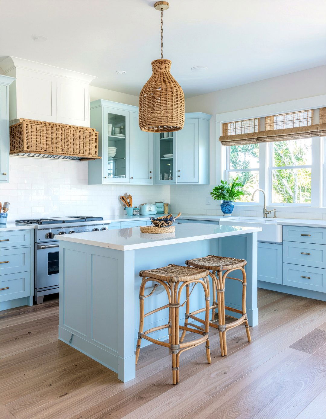 Coastal Blue Kitchen - 30 blue kitchen ideas