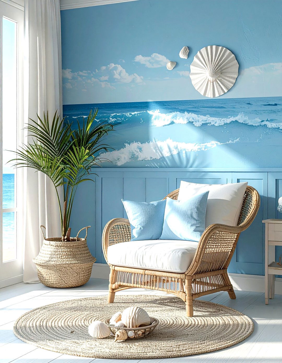Coastal Blue Wallpaper - 30 accent wallpaper ideas