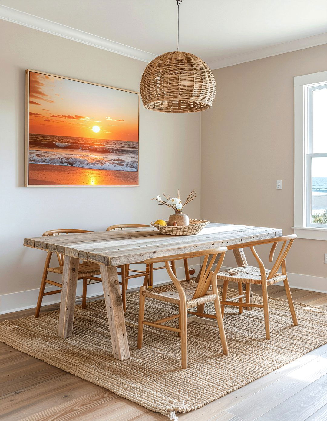 Coastal Burnt Orange - 30 burnt orange dining room ideas