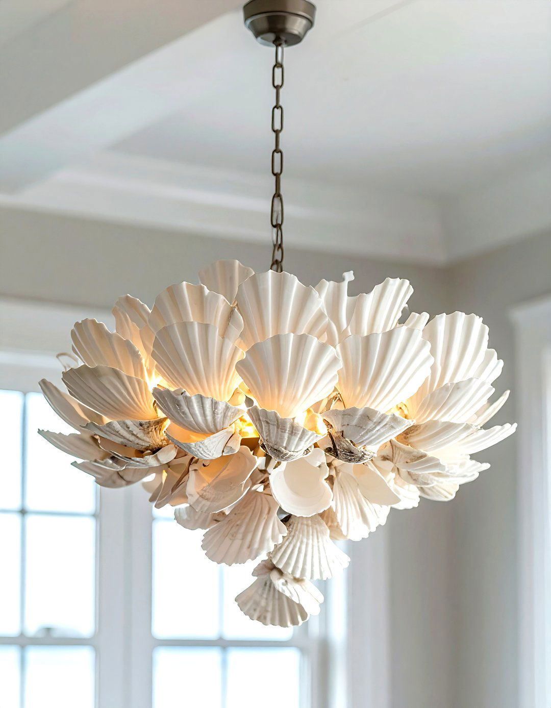 Coastal Chandelier - 30 Nantucket dining room ideas