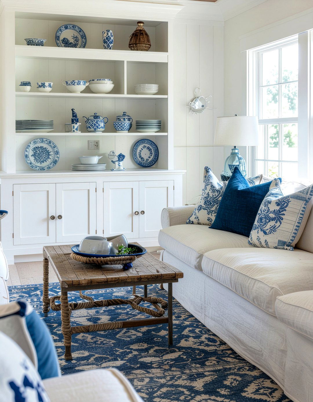 Coastal China Cabinet - 30 living room china cabinet ideas