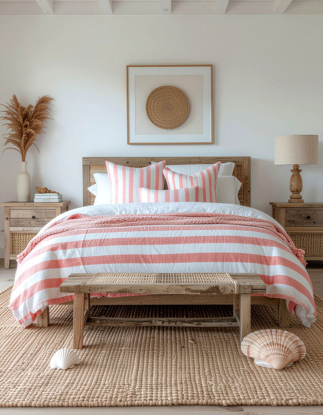 Coastal Coral Bedroom - 30 coral bedroom ideas