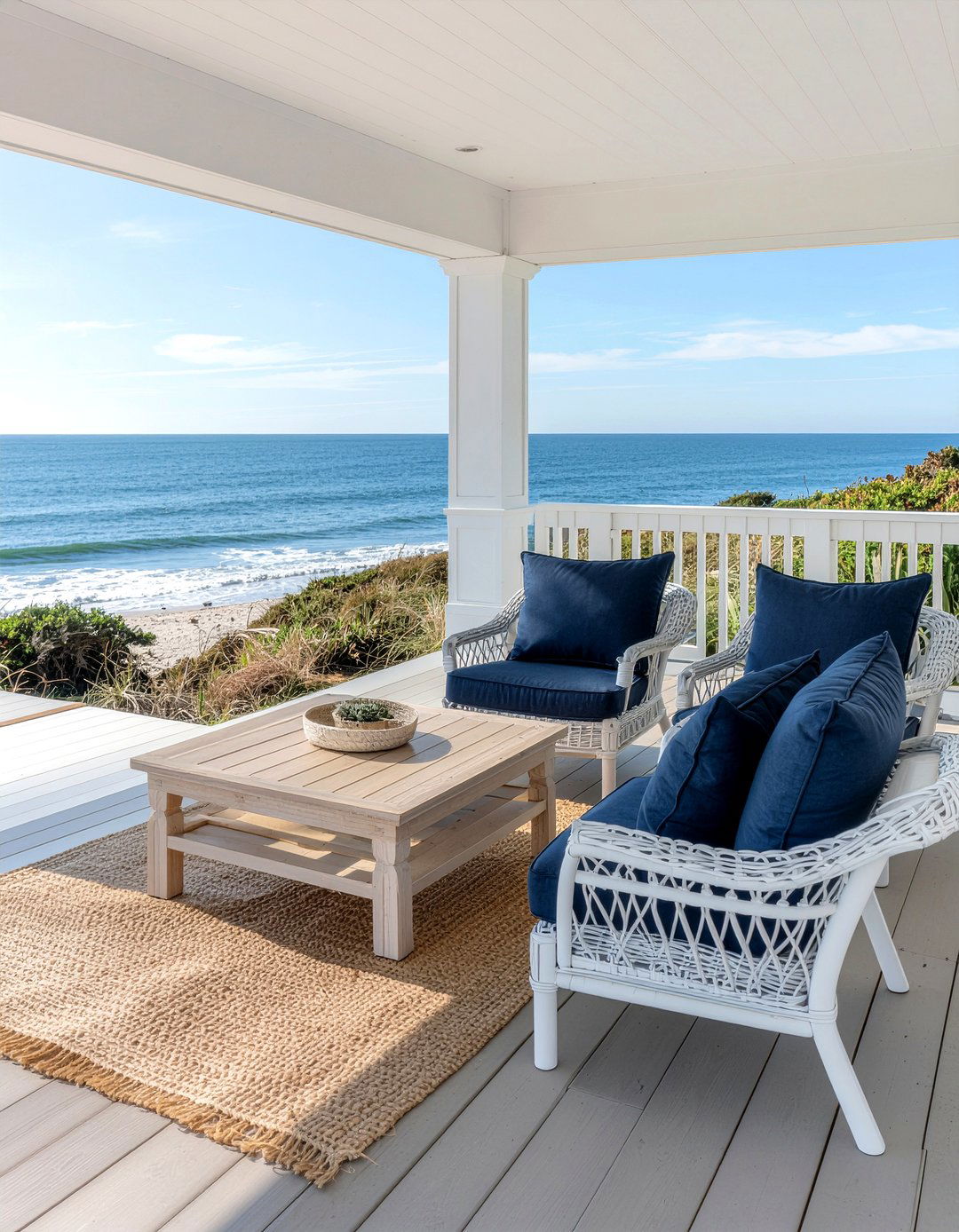 Coastal Deck Decor - 30 deck dining ideas