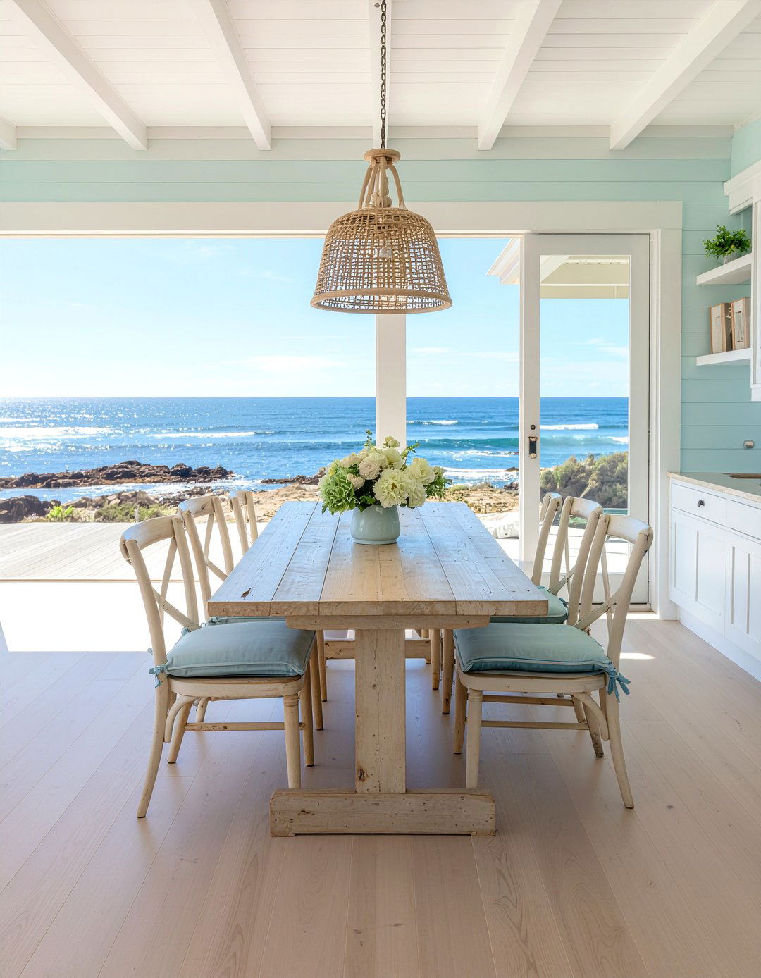 Coastal Dining - 30 romantic dining room ideas