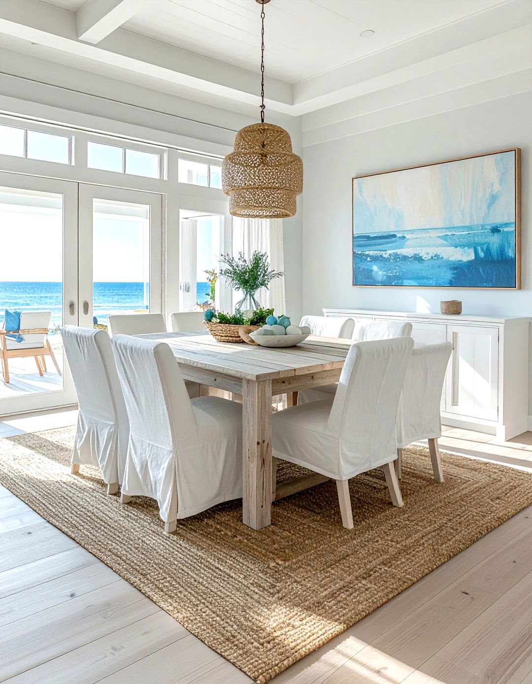 Coastal Dining Area - 30 breathtaking dining room ideas
