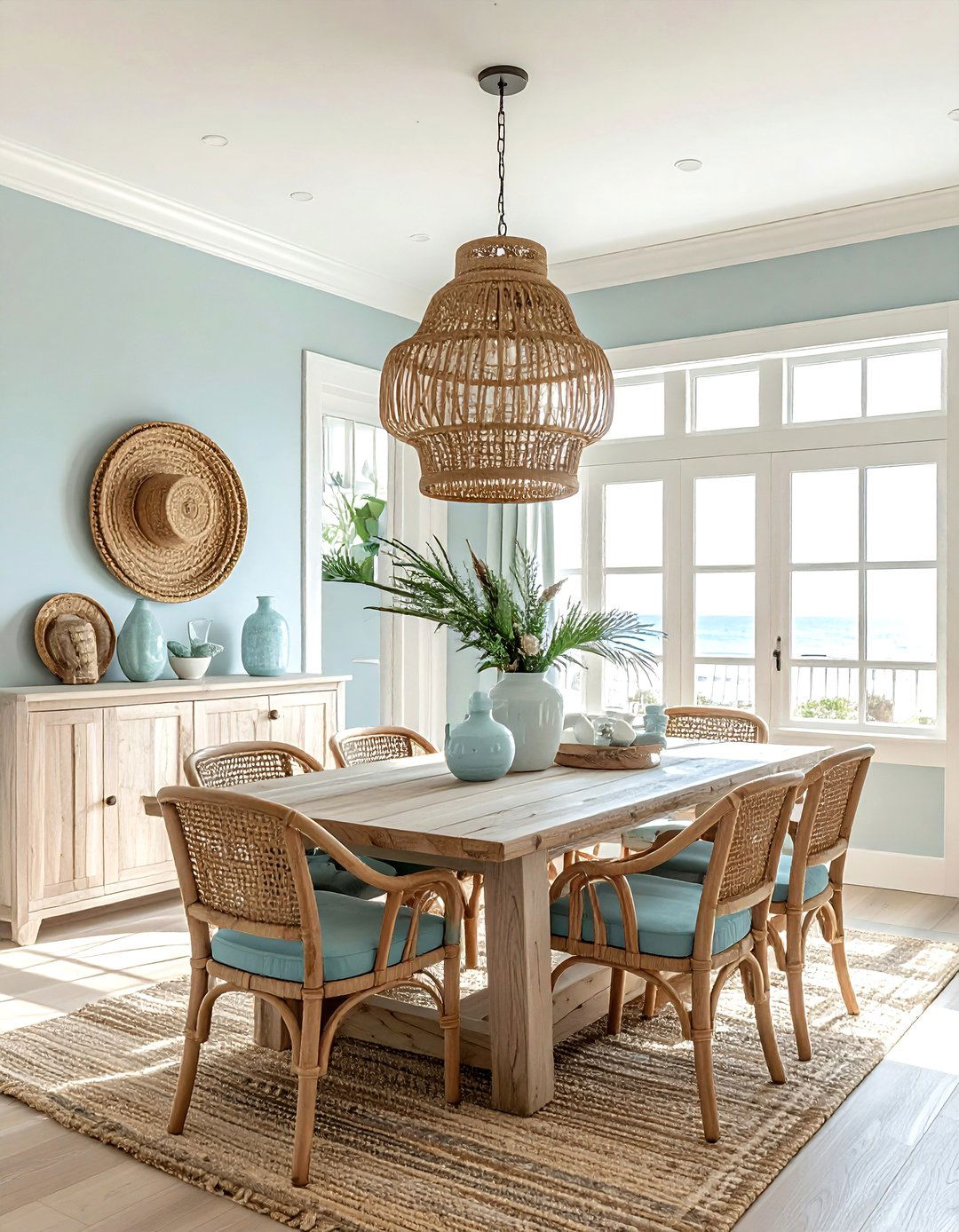 Coastal Dining Room - 30 striking dining room ideas