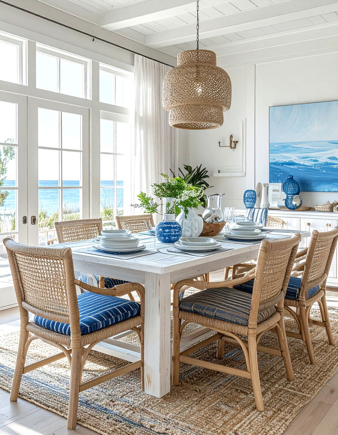 Coastal Dining Room - 30 stunning dining room ideas