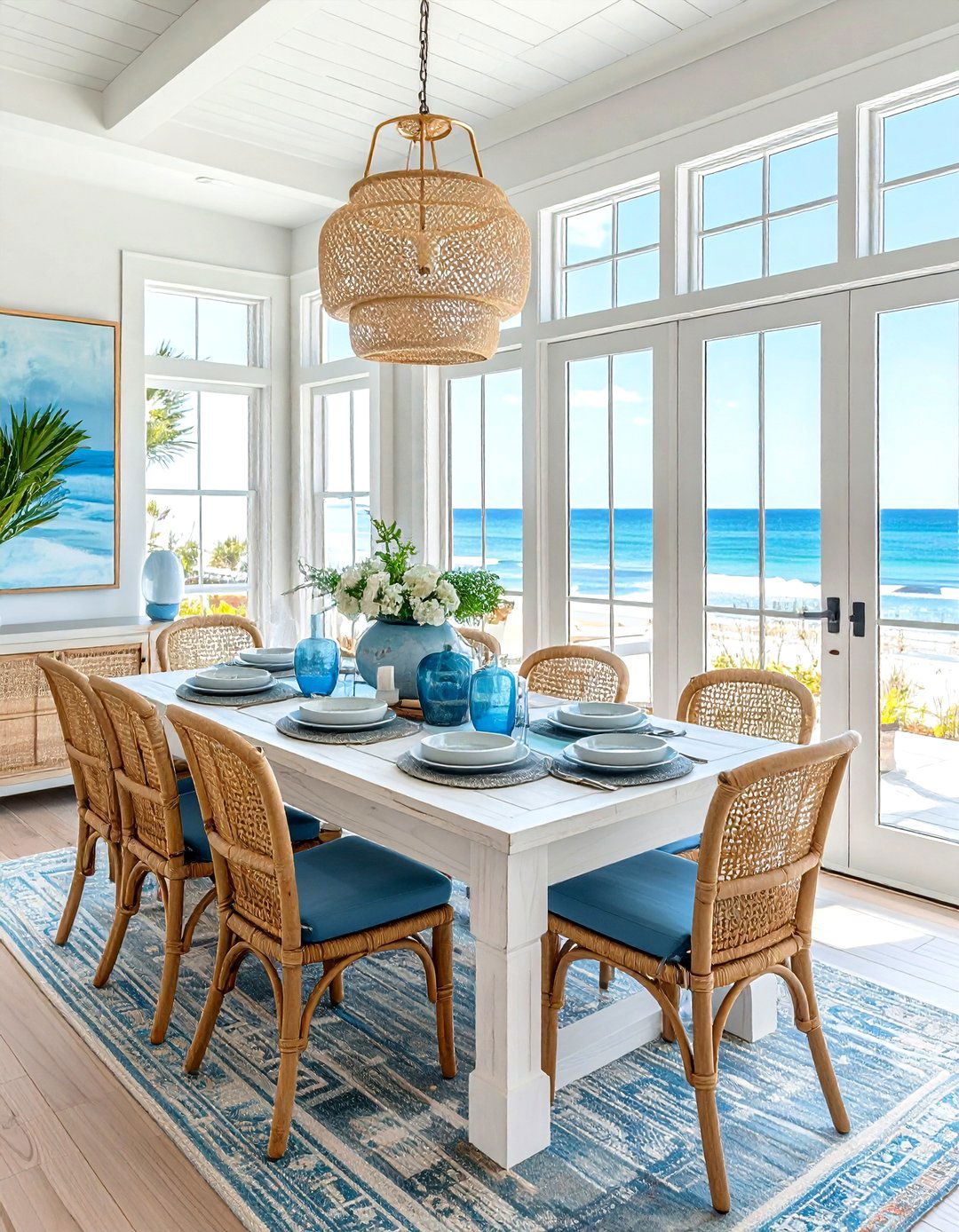 Coastal Dining Room - 30 top dining room ideas