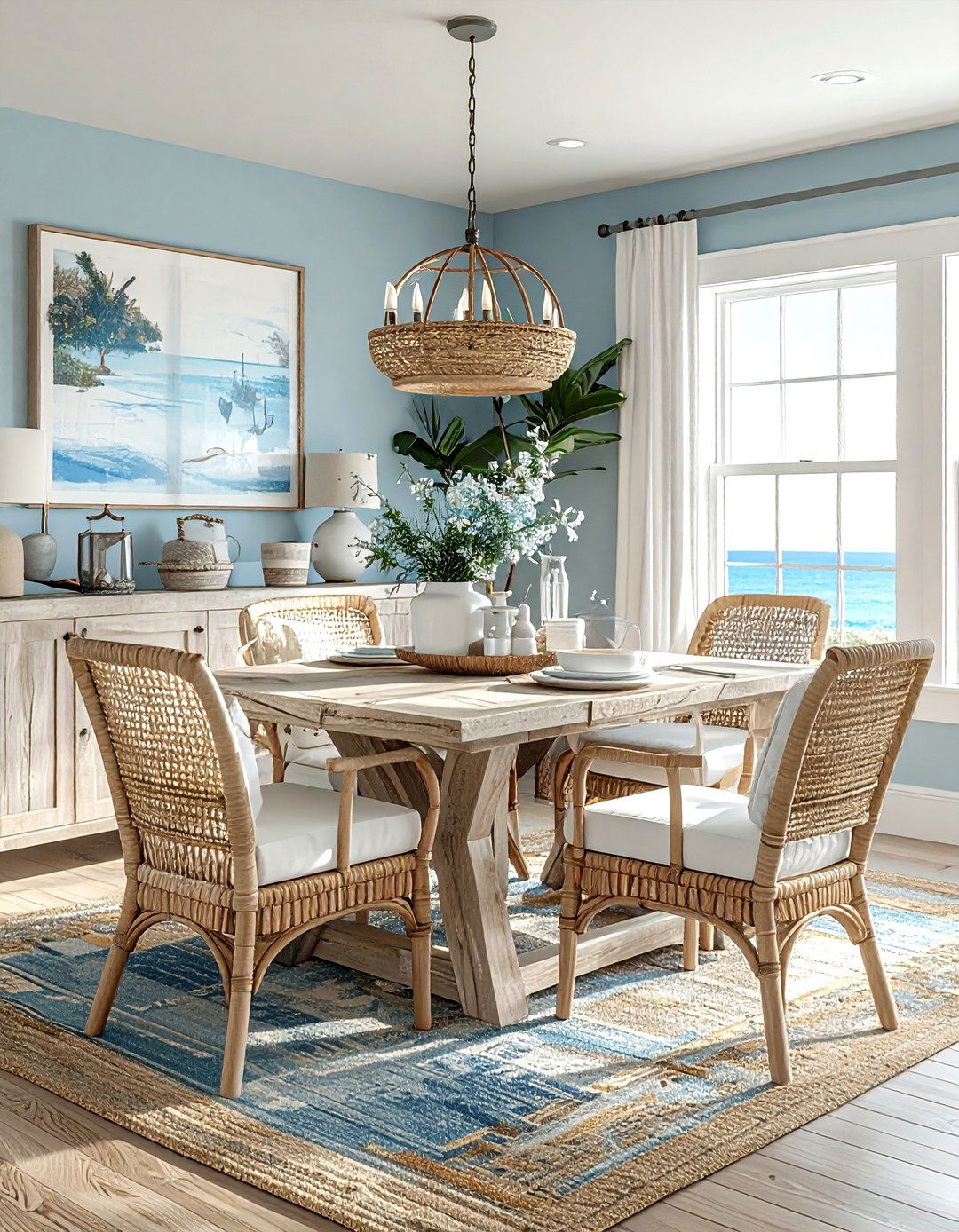 Coastal Dining Room - 30 unique dining room ideas