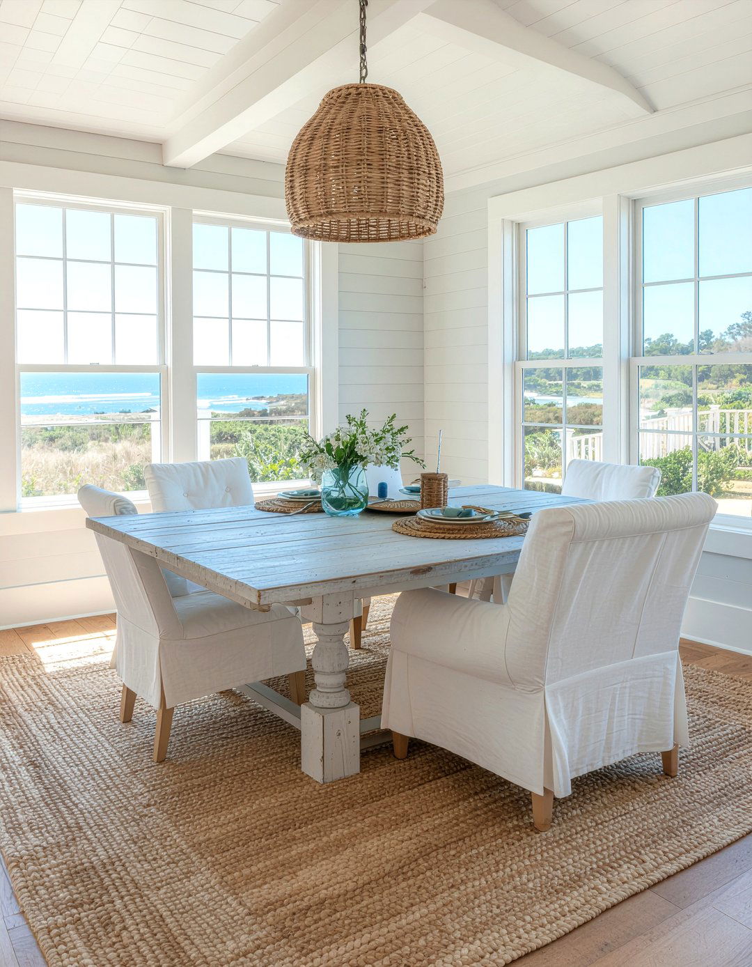 Coastal Dining Room - 30 custom dining room ideas