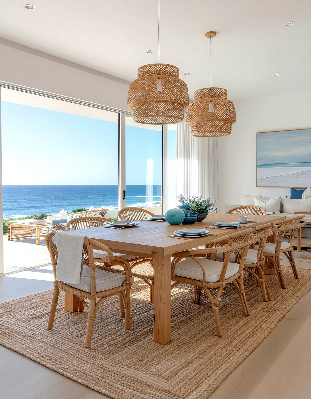 Coastal Dining Room - 30 dining room charm ideas