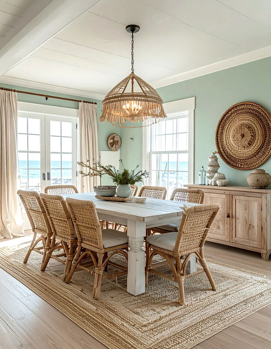 Coastal Dining Room - 30 dining room decor ideas