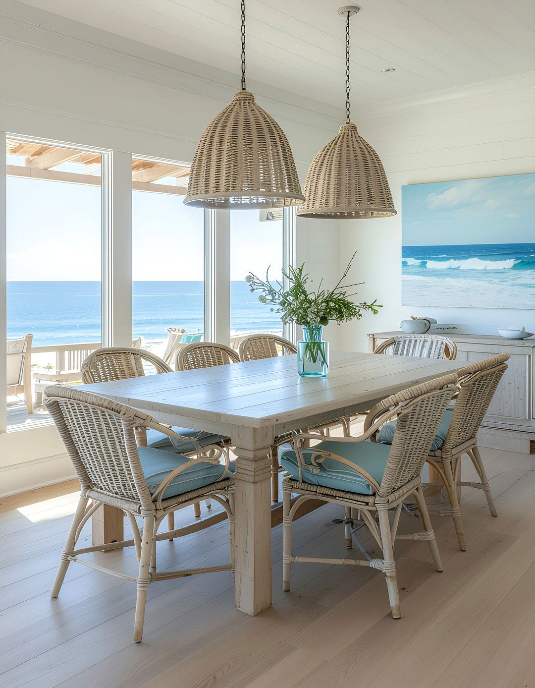 Coastal Dining Room - 30 dining room niche ideas
