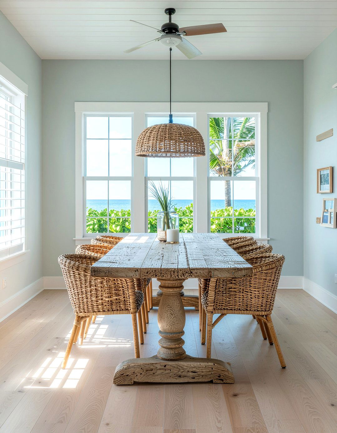 Coastal Dining Room - 30 dining room seating for 8 ideas