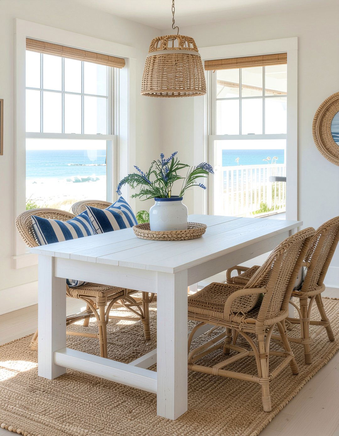 Coastal Dining Room - 30 easy dining room ideas