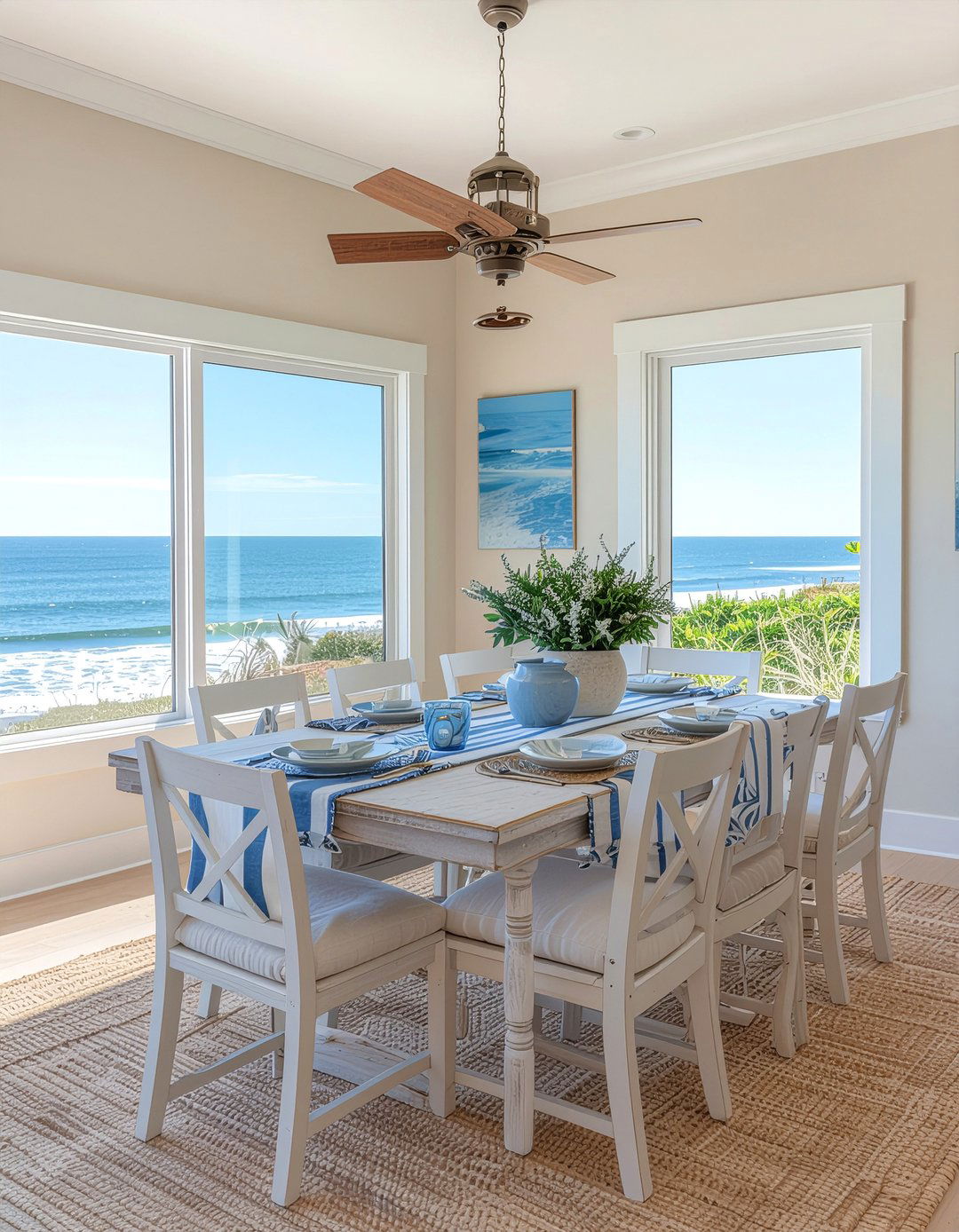Coastal Dining Room - 30 editor's choice dining room ideas