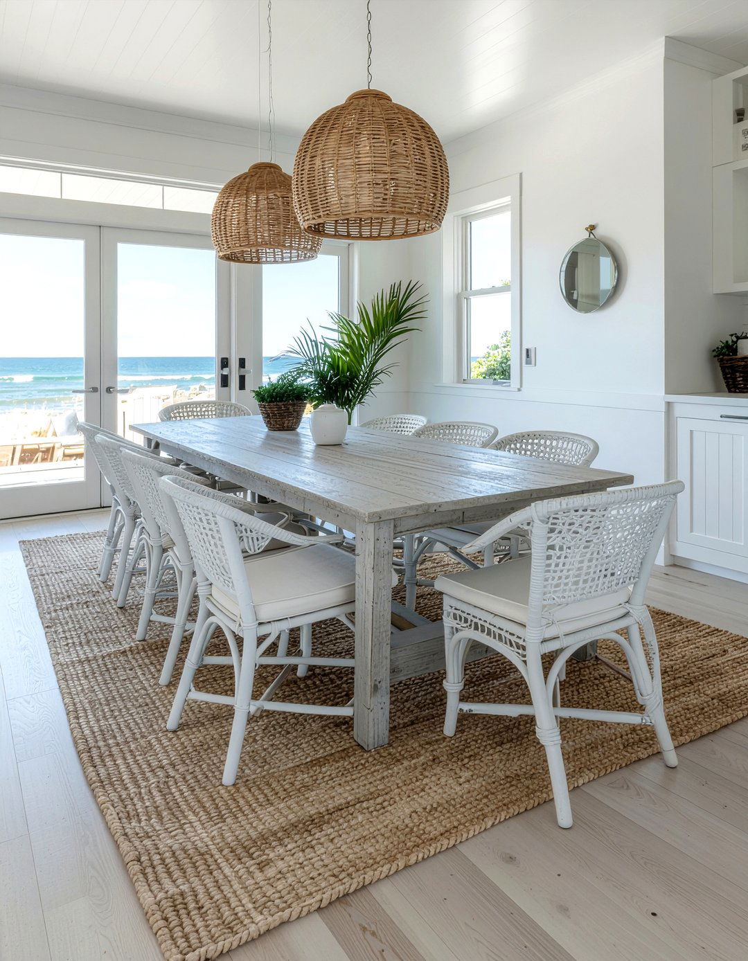 Coastal Dining Room - 30 functional dining room ideas