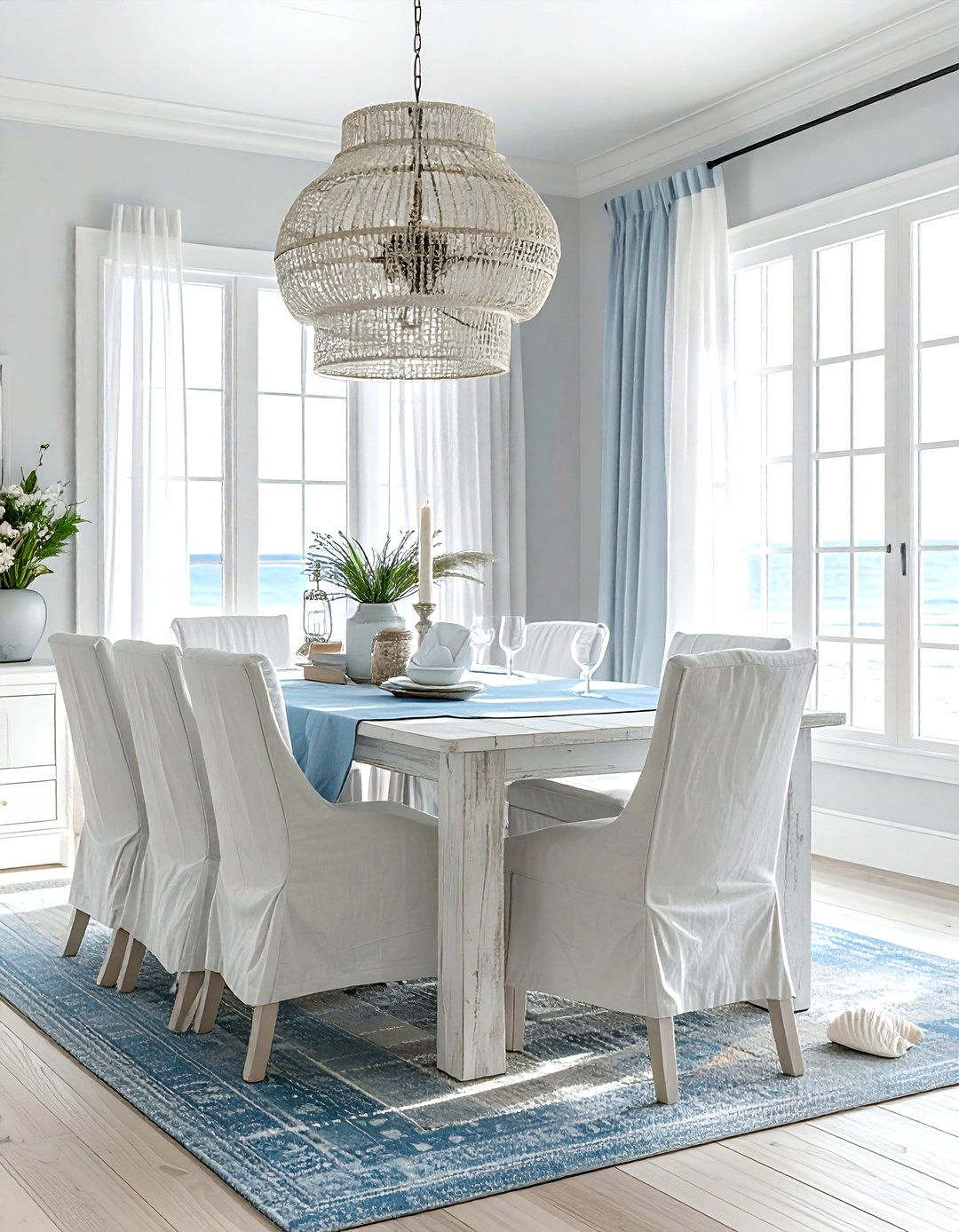 Coastal Dining Room - 30 gorgeous dining room ideas