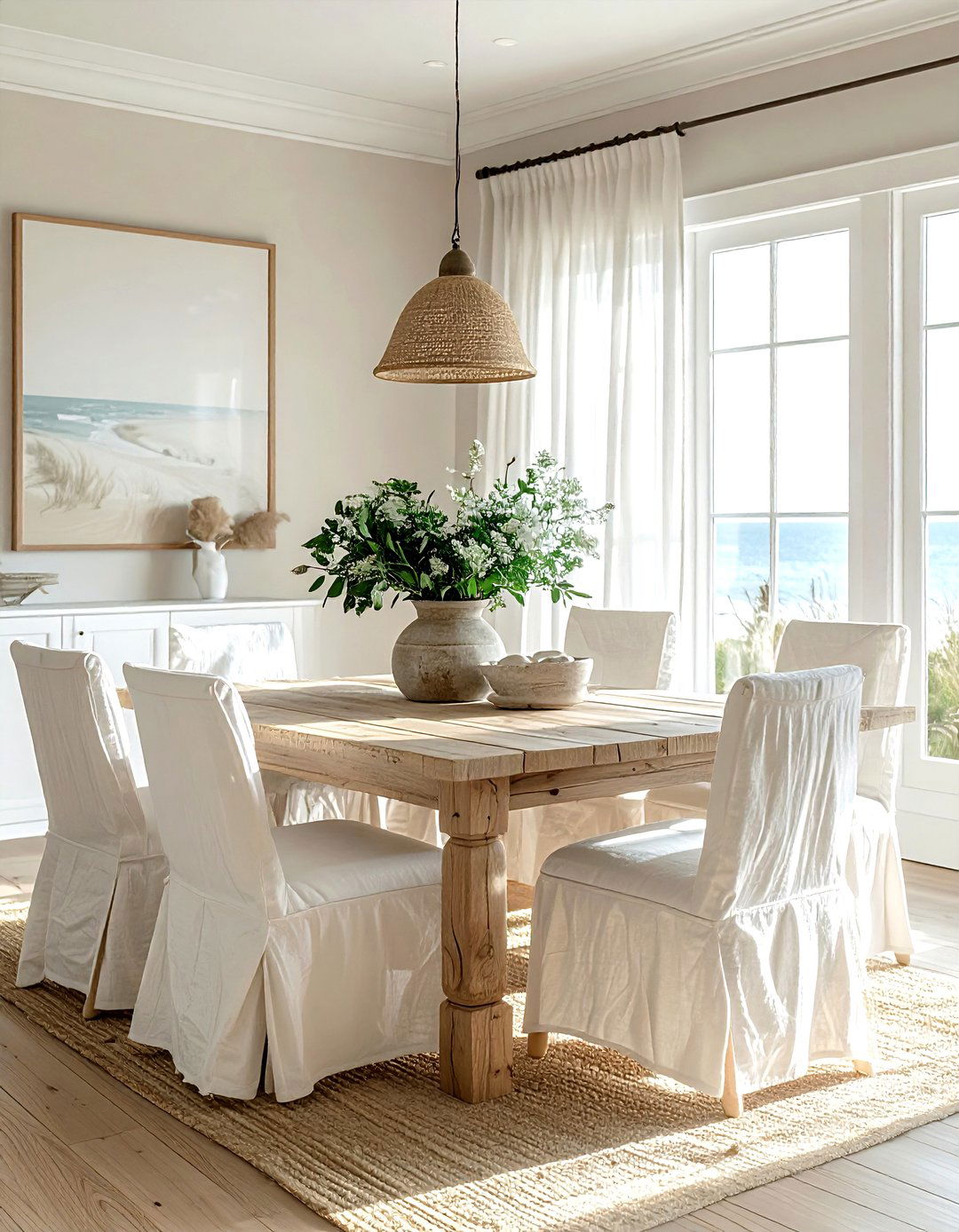 Coastal Dining Room - 30 Nantucket dining room ideas
