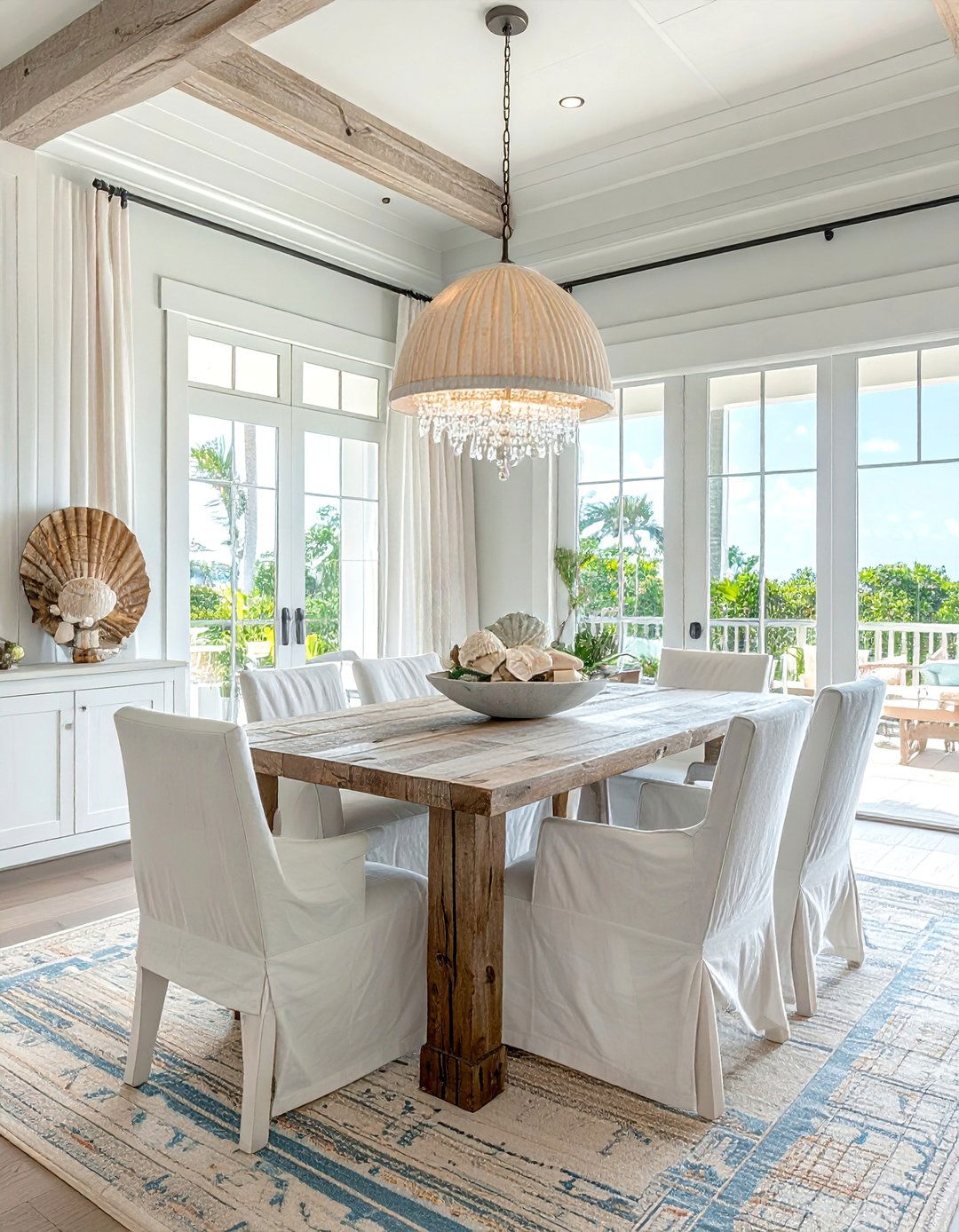 Coastal Dining Room - 30 ocean decor ideas