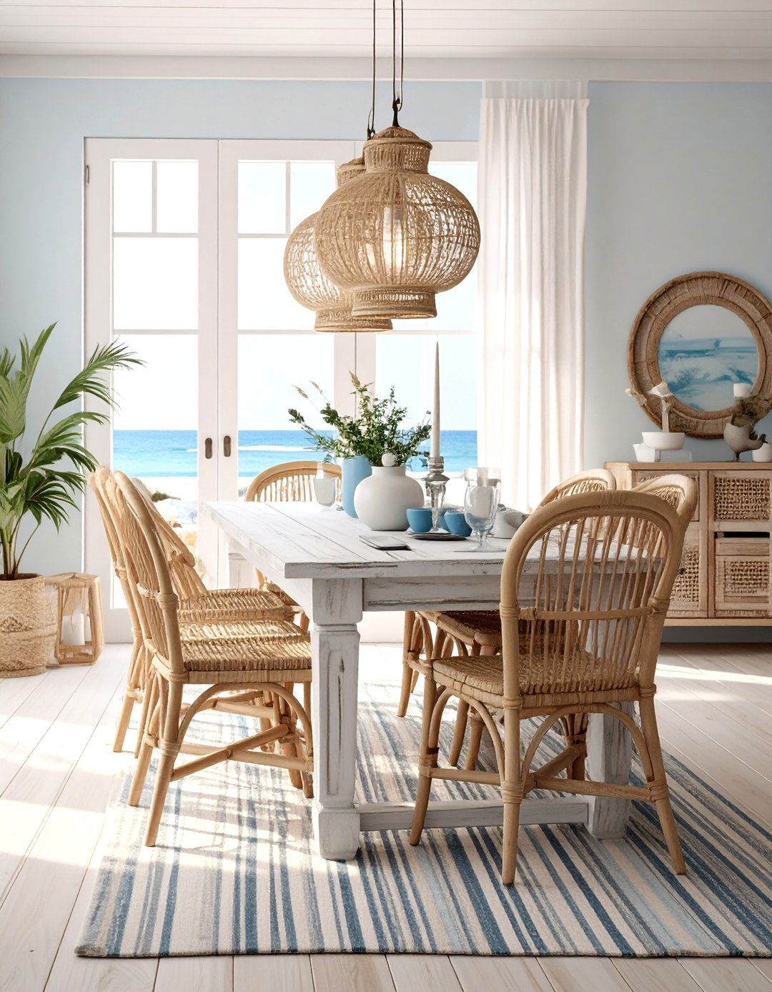 Coastal Dining Room - 30 popular dining room ideas