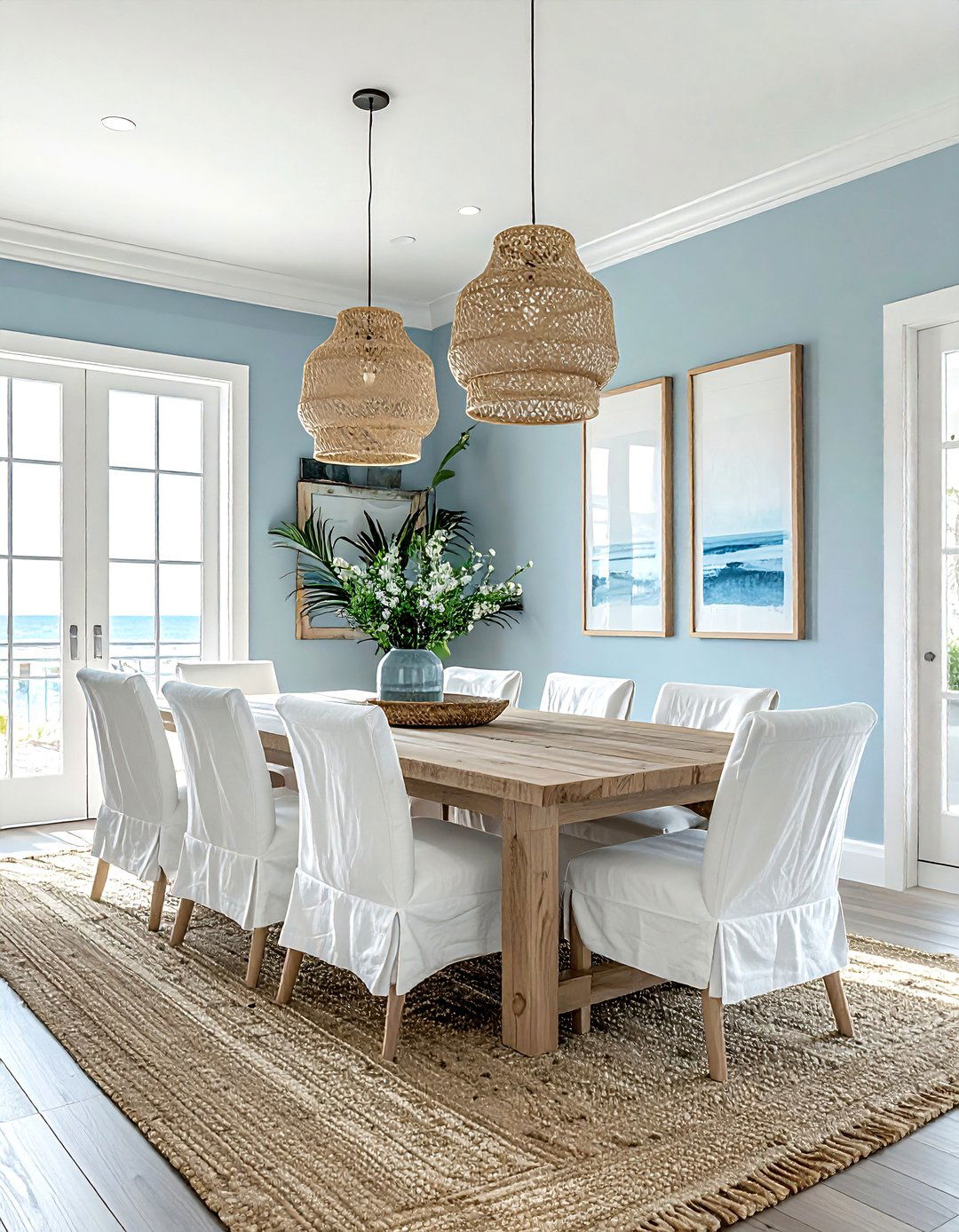 Coastal Dining Room - 30 reinvented dining room ideas
