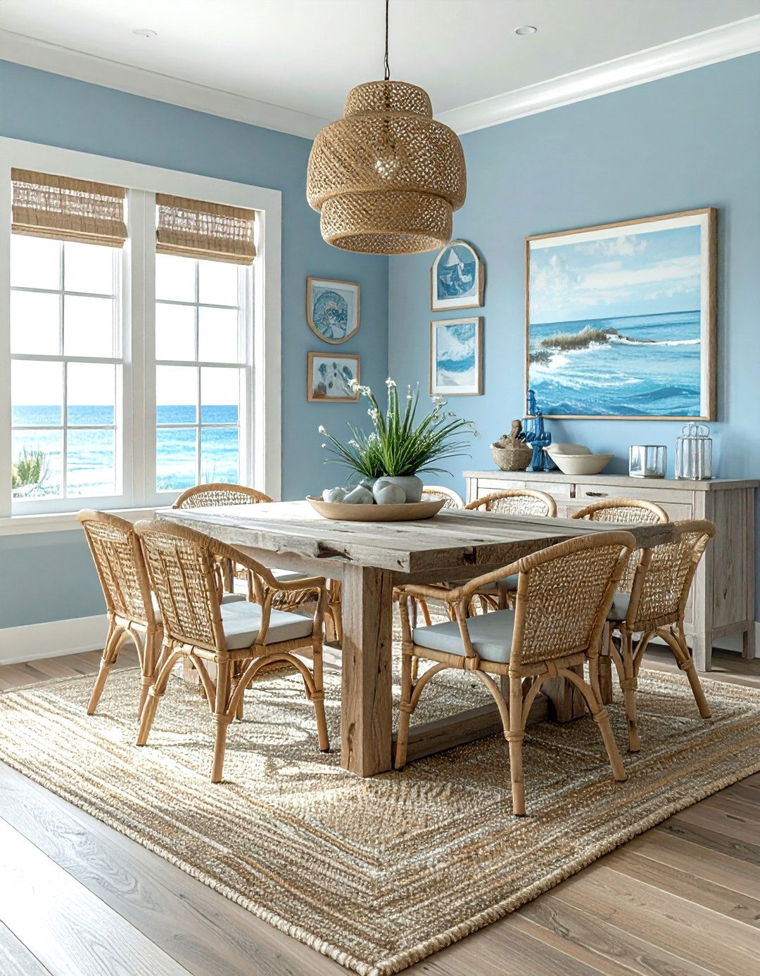 Coastal Dining Room - 30 separate dining room ideas