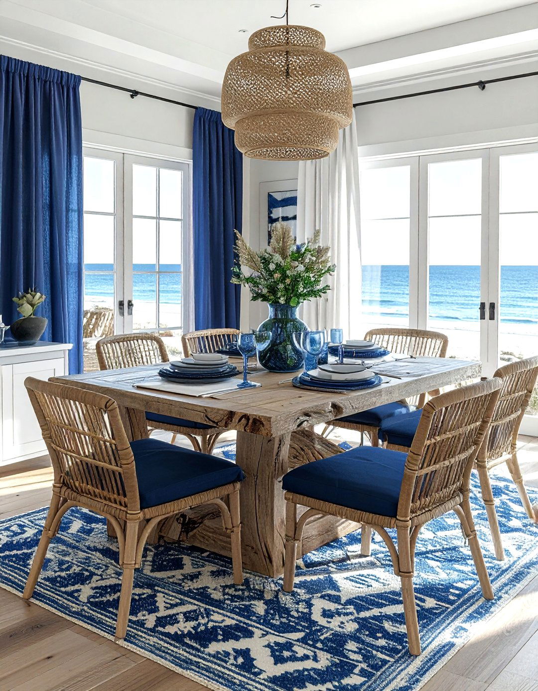 Coastal Dining Room - 30 showpiece dining room ideas