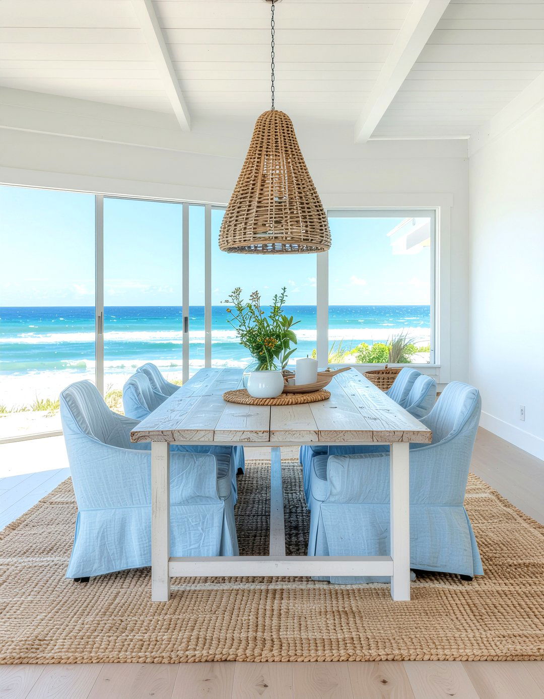 Coastal Dining Room Furniture - 30 custom home dining room ideas