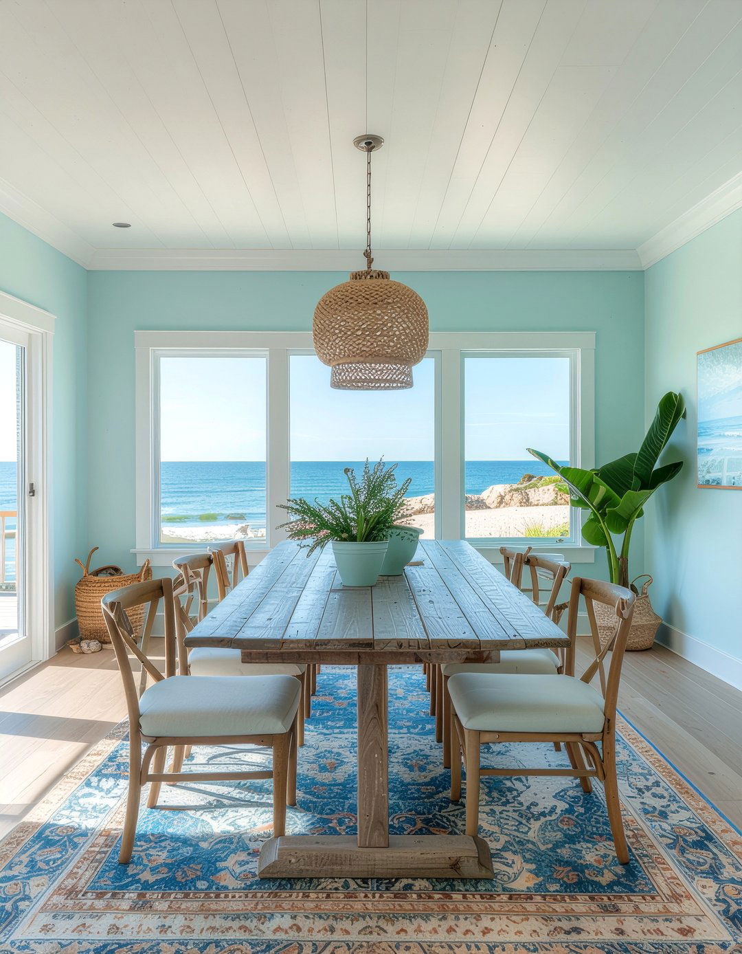 Coastal Dining Room Picture Rail - 30 dining room picture rail ideas