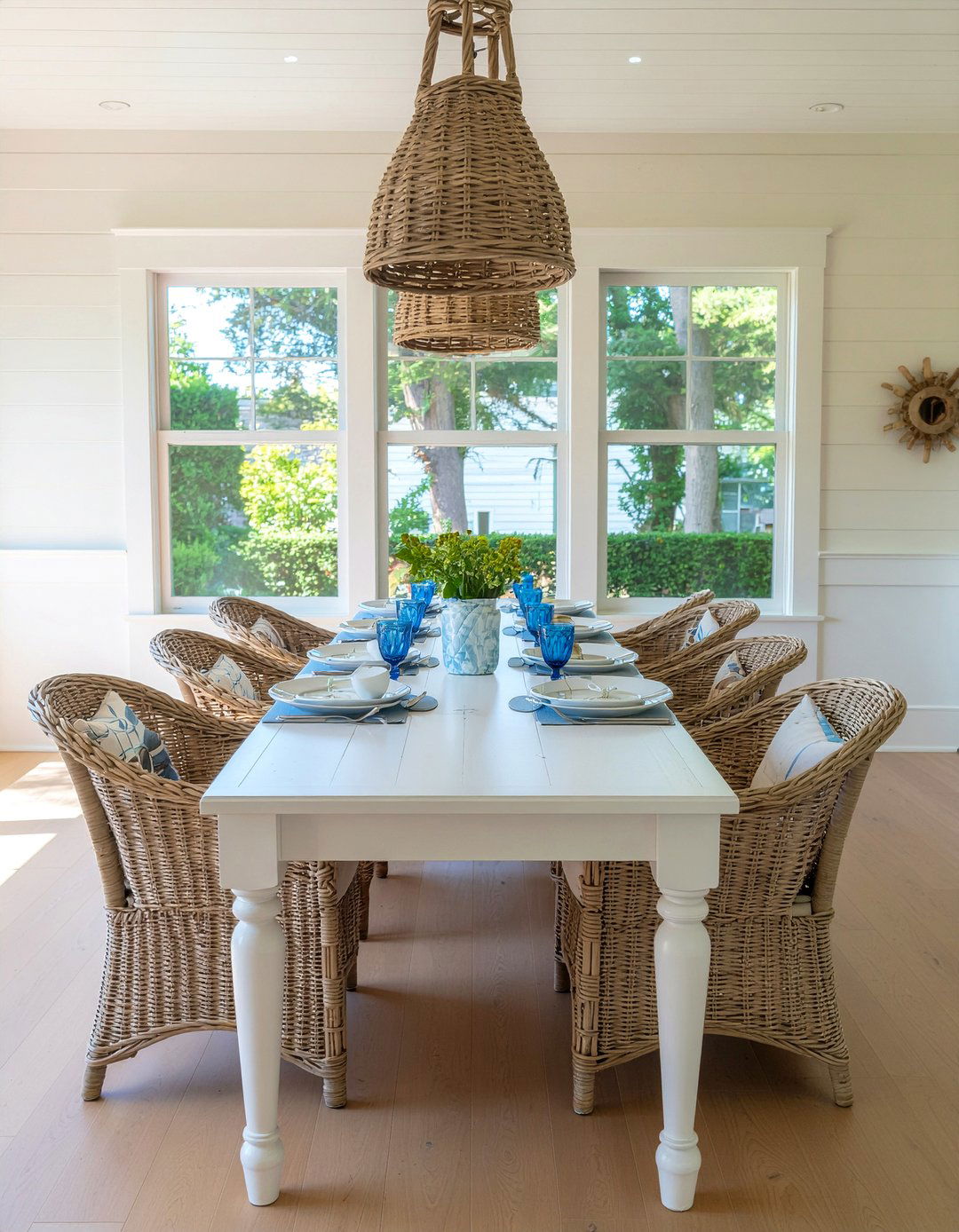 Coastal Dining Style - 30 row house dining room ideas