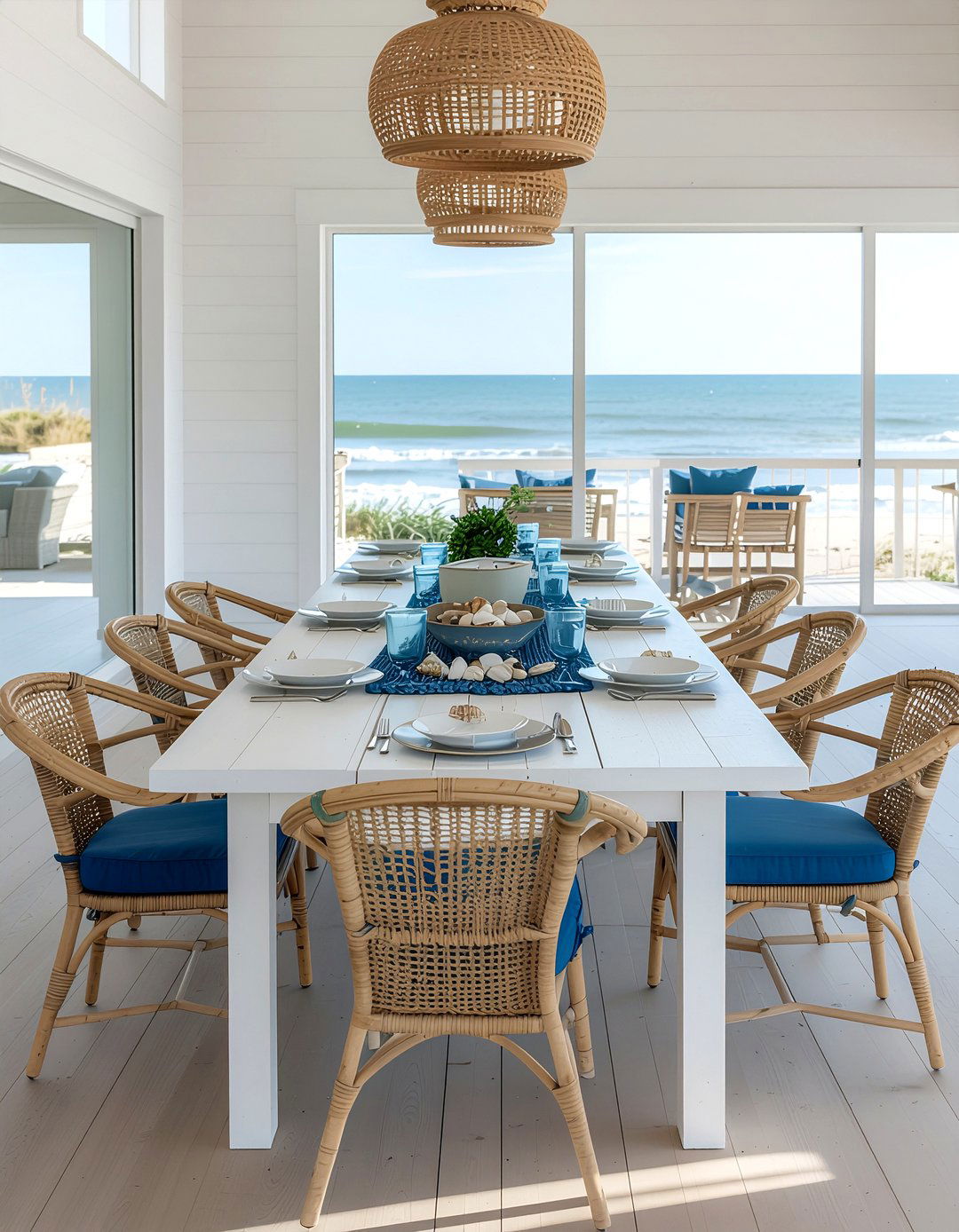 Coastal Dining Table - 30 dining room table ideas