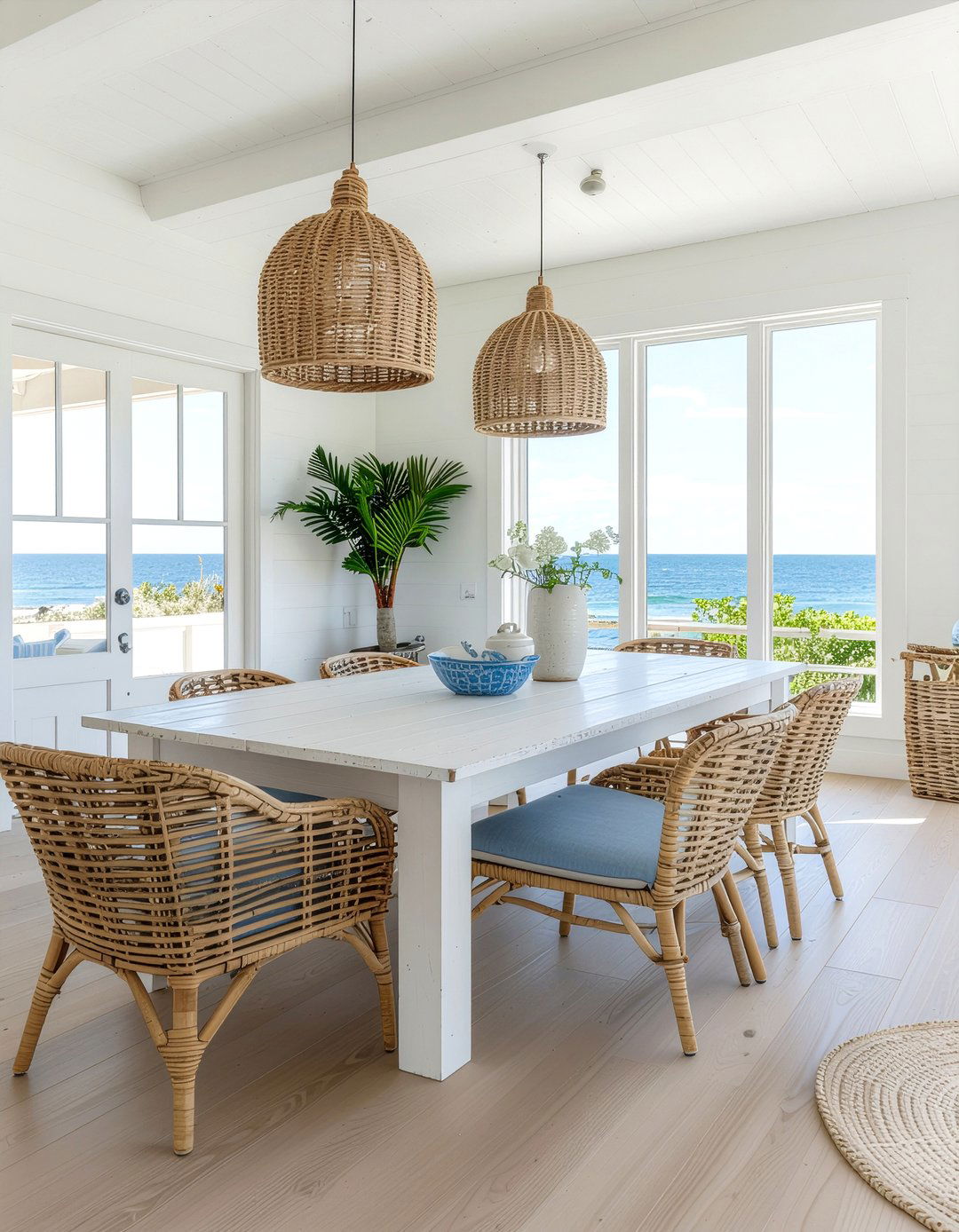 Coastal Dining - 30 eye-catching dining room ideas