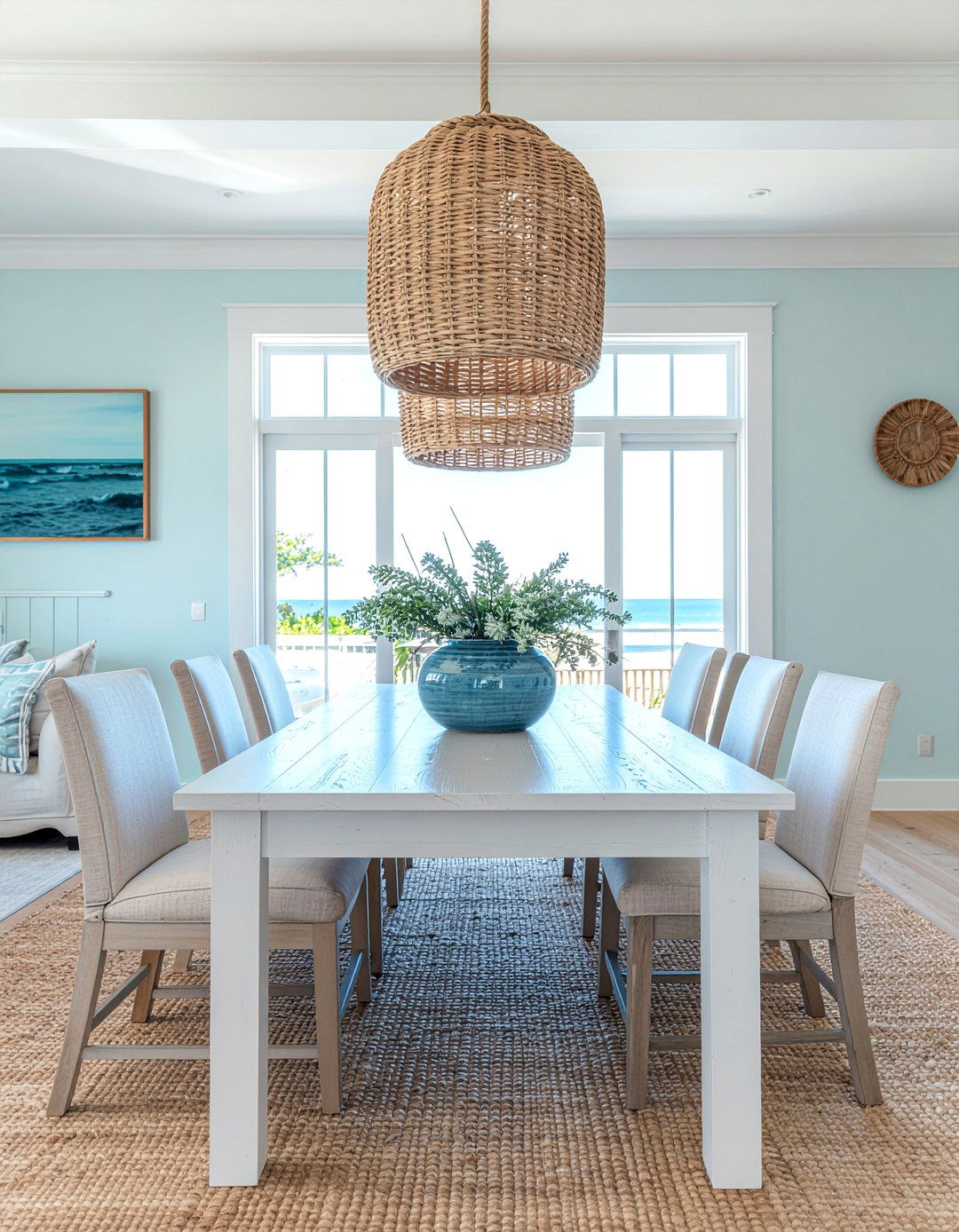 Coastal Drum Chandelier - 30 drum chandelier dining room ideas