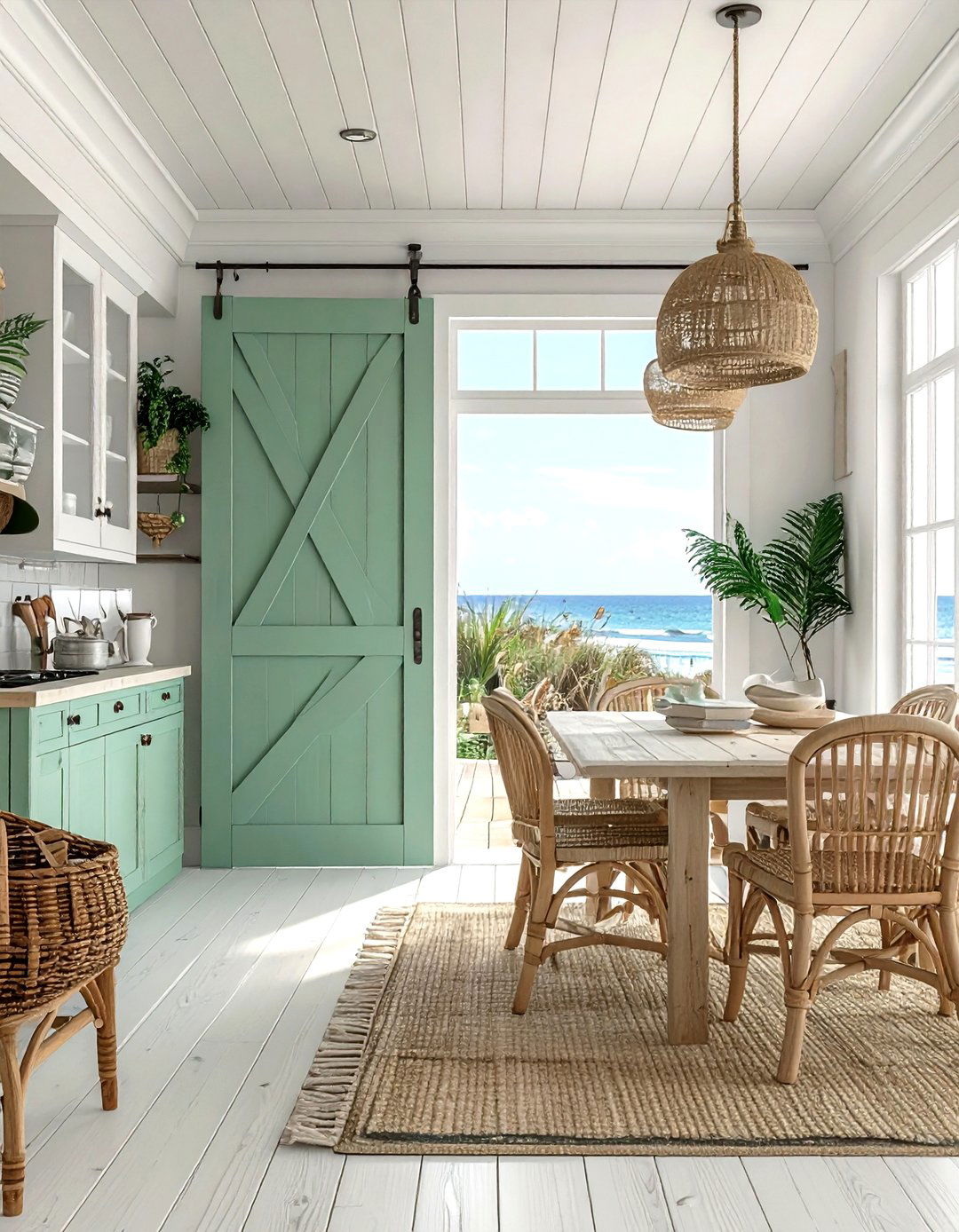 Coastal Dutch Door - 30 kitchen Dutch door ideas
